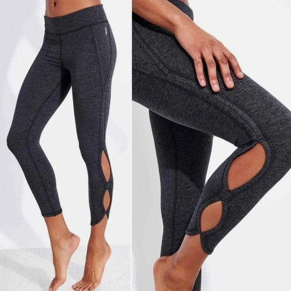 FP Movement by Free People Infinity Cutout Yoga Leggings Charcoal Gray Size S - Picture 9 of 10